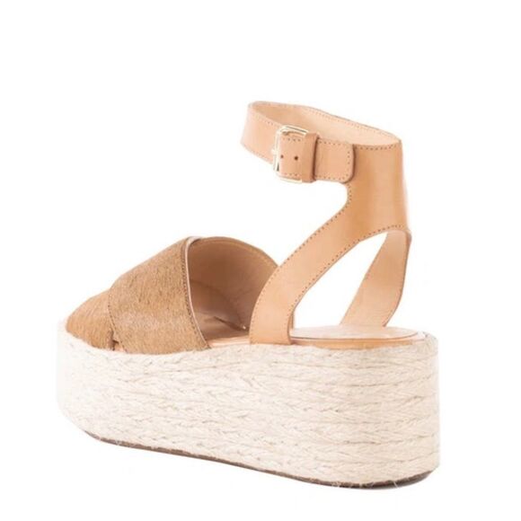 Revolve Seychelles Calf Hair Espadrilles Platform Sandals - Picture 2 of 11